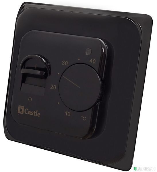 Терморегулятор механічний Castle RTC 70.26 Black mat RTC 70.26 Black mat фото